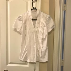 New York &company white button up